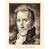 Image 1 : General ANDREW JACKSON Protrait Original Pen & Ink Drawing Artist Signed