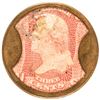 Image 1 : 1862 Civil War Encased Postage Stamp Currency, 3¢ AYERS SARSAPARILLA Medium Type