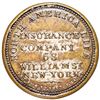 Image 2 : 1862 Civil War Encased Postage Stamp Currency 3¢, NORTH AMERICAN LIFE INSURANCE Straight INSURANCE