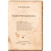 Image 2 : 1840 Rare 2nd Ed. Book, MEMOIRS OF ELLEANOR ELDRIDGE a Free Black + Native Woman