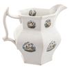 Image 1 : 1840 Staffordshire Transfer-Print ARMS OF THE STATES American Historical Pitcher