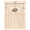Image 1 : 1849 Newspaper With Printing of President Zachary Taylors Inaugural Address