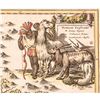 Image 3 : c. 1671, Hand-Colored RARE MAP OF VIRGINIA NOVA VIRGINIAE TABULA