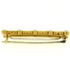Image 3 : Antique Victorian 15k Yellow Gold Old Mine Cut Diamond Seed Pearl & Onyx Bar Pin