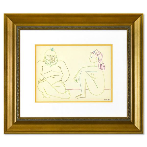 La Comedie Humaine 27.1.54.XV By Picasso (1881-1973)