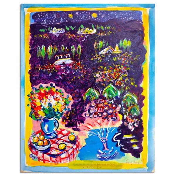 Domaine Chandon In Napa At Night By Ensrud Original