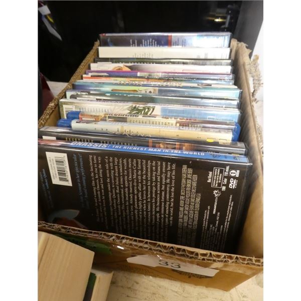 misc DVDs, George R R Martin books