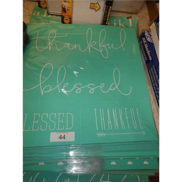 chalk transfer decorative sheets