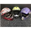 Image 1 : Biking Helmets x 3