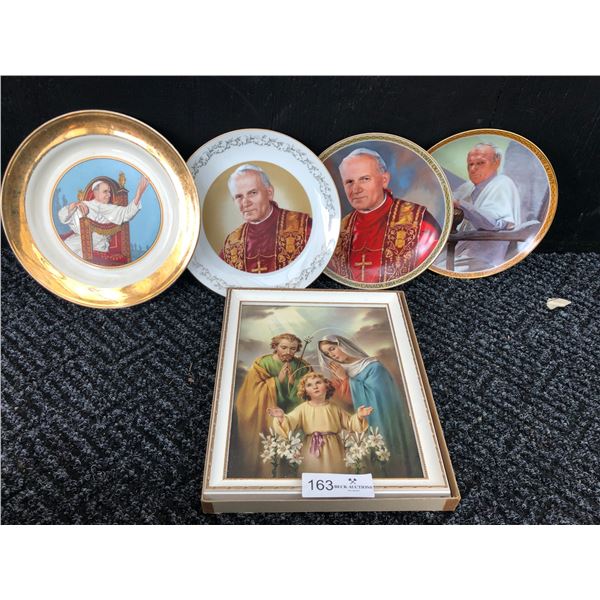 Religious Dishware And Print