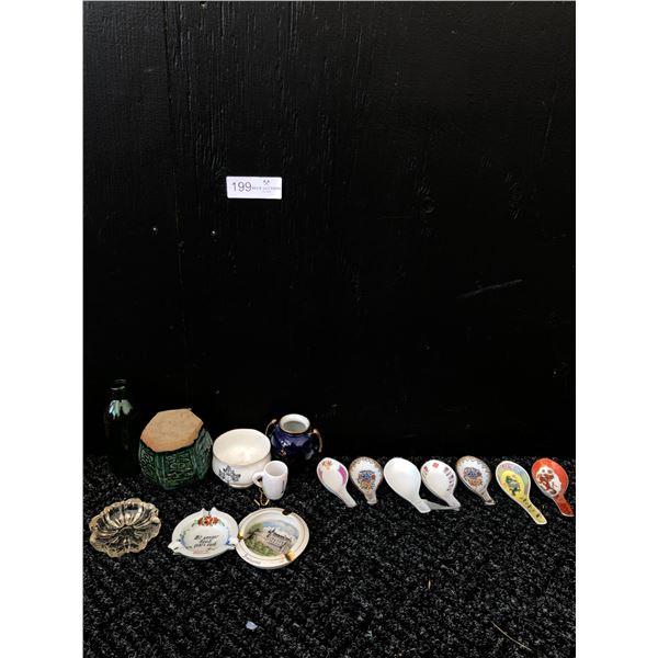 Collection Of Antique Dishware