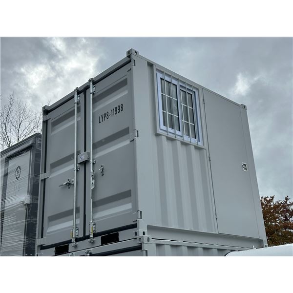 Container Type 88 8FT GREY OFFICE STORAGE SHIPPING CONTAINER 98