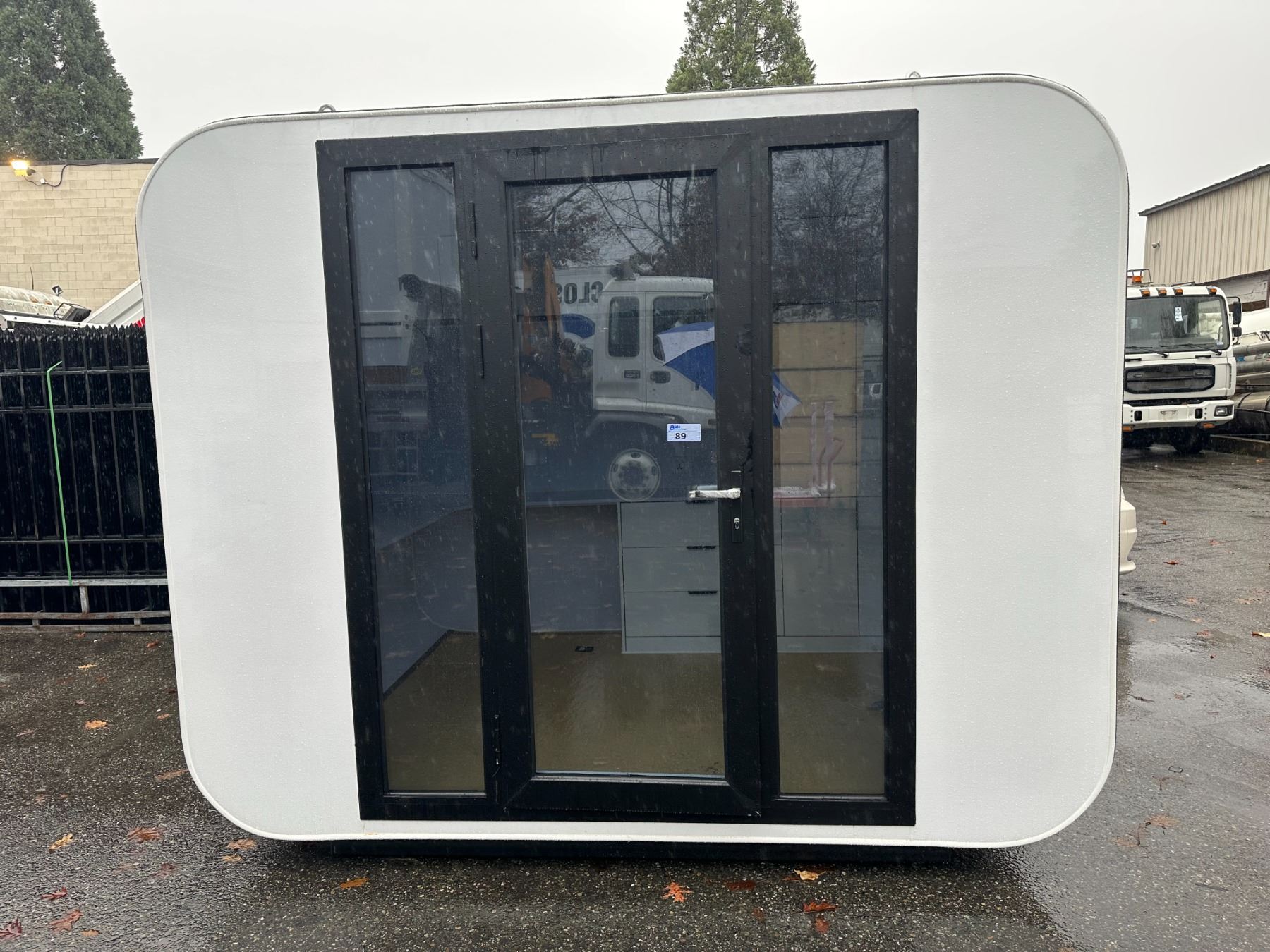 BASTONE 10FT PREFAB TINY CUBE PORTABLE OFFICE BUILDING WITH LOCKING ...