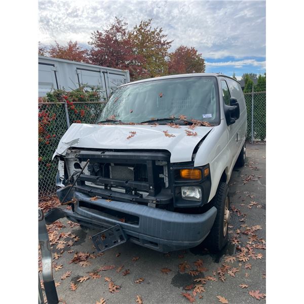 *TOW* 2012 FORD E-250, 3DR CARGO VAN, WHITE, VIN 1FTNE2EW1CDA46031,