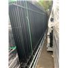 Image 2 : 24 PCS OF BLACK GALVANIZED STEEL 10FT X 7FT GARDEN/PUBLIC SPACE FENCING WITH POSTS