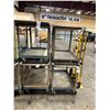 Image 1 : 4 METAL MOBILE 2 TIER WORKSHOP CARTS