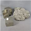 Image 1 : Set of 3 Pyrite Crystals - Peru
