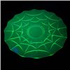 Image 1 : Large Uranium Glass Platter 14.5"
