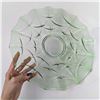 Image 5 : Large Uranium Glass Platter 14.5"