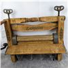 Image 3 : Antique EATONIA Wood Clothes Wringer Brand NO. 11