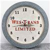 Image 1 : Vintage Advertising West-Trans Limited Clock