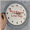 Image 2 : Vintage Advertising West-Trans Limited Clock