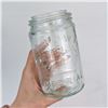 Image 7 : Set of 4 Vintage Blue Glass & Clear Mason Jars