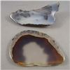 Image 1 : Set of 2 Polished Agate Slices