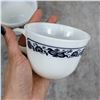 Image 2 : Set of 7 Corning Old Town Blue Mugs