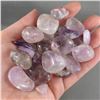 Image 1 : Lot of Light Amethyst Polished Crystals