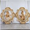 Image 1 : Set of 2 Vintage Plaster Wall Decor