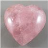 Image 2 : Large Rose Quartz Polished Heart - Brazil