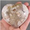 Image 1 : Flower Agate Crystal Polished Heart - Madagascar