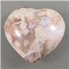 Image 2 : Flower Agate Crystal Polished Heart - Madagascar