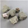 Image 2 : Set of 6 Raw Pyrite Crystal Specimens - Spain