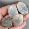 Image 1 : Set of 4 Black Moonstone Crystals - India