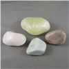 Image 3 : Set of 4 Crystals - Sulfur, Amazonite, Quartz & Black Tourmaline In Quartz