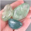 Image 1 : Set of 3 Polished Rainbow Fluorite Crystals - Mexico