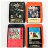 Image 1 : Set of 4 Eight Track Tapes - Pink Floyd, Guess Who, Dr. Hook, Cat Stevens