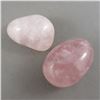 Image 2 : Set of 2 Polished Rose Quartz Crystals - Brazil