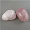Image 3 : Set of 2 Polished Rose Quartz Crystals - Brazil