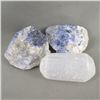 Image 4 : Set of 2 Sodalite Crystals & 1 Selenite Crystal