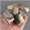 Image 1 : Set of 4 Raw Septarian Dragonstone Crystals - Madagascar