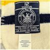 Image 3 : Vintage Hudson Bay Blanket 36" - Blue Label - Made in UK Merino Wool