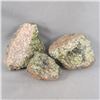 Image 2 : Set of 3 Peridot Crystal Geodes - Arizona
