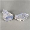 Image 3 : 2 Raw Peach Moonstone Crystals & 2 Raw Dumortierite Crystals
