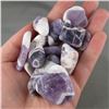 Image 1 : Lot of Frosted Tumbled Amethyst Crystals - Brazil