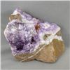 Image 3 : Raw Thunder Bay Amethyst Cluster & Raw Zeolite Crystal Cluster