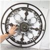 Image 3 : Large Wrought Iron Compass Design  Wall Hanging 28"