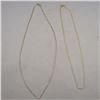 Image 2 : Set of Two - 14K Gold over Sterling Silver Chains